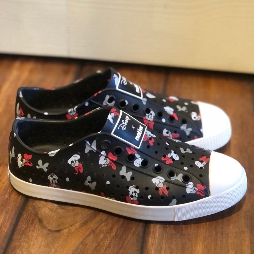 Disney Black and White Sneakers with Classic Design